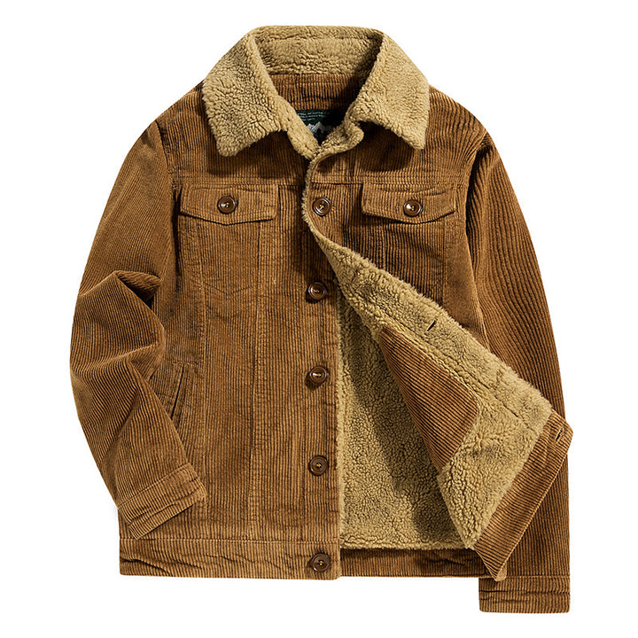Herren Cordjacke mit kuscheligem Futter Aliams
