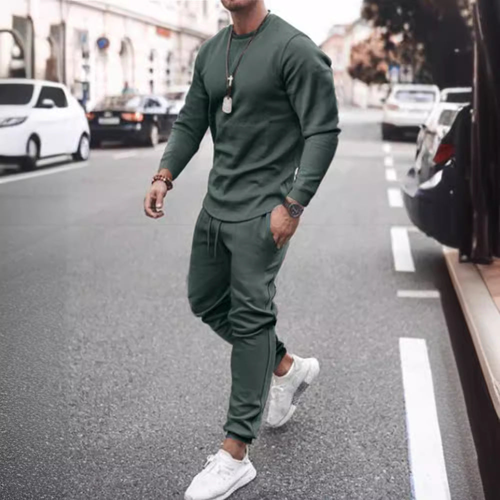 Herren Sportlicher Lounge-Anzug mit lässigem Schnitt und flexibler Bund Aliams