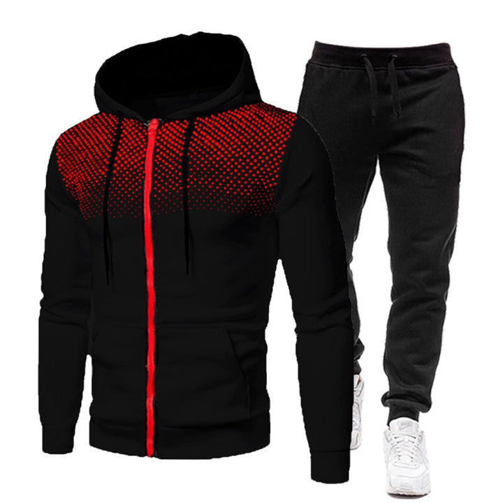 Herren Hoodie- und Jogginghose Set mit atmungsaktivem Design Aliams