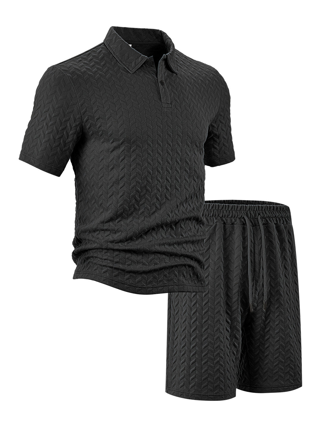 Herren Freizeit Polo und Shorts Set Aliams