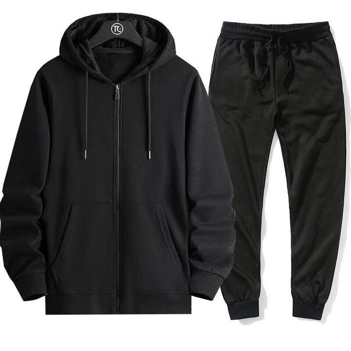 Herren sportliches Hoodie- und Jogginganzug-Set Aliams