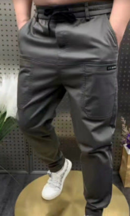 Herren Freizeithose mit praktischen Taschen und elastischem Bund Aliams