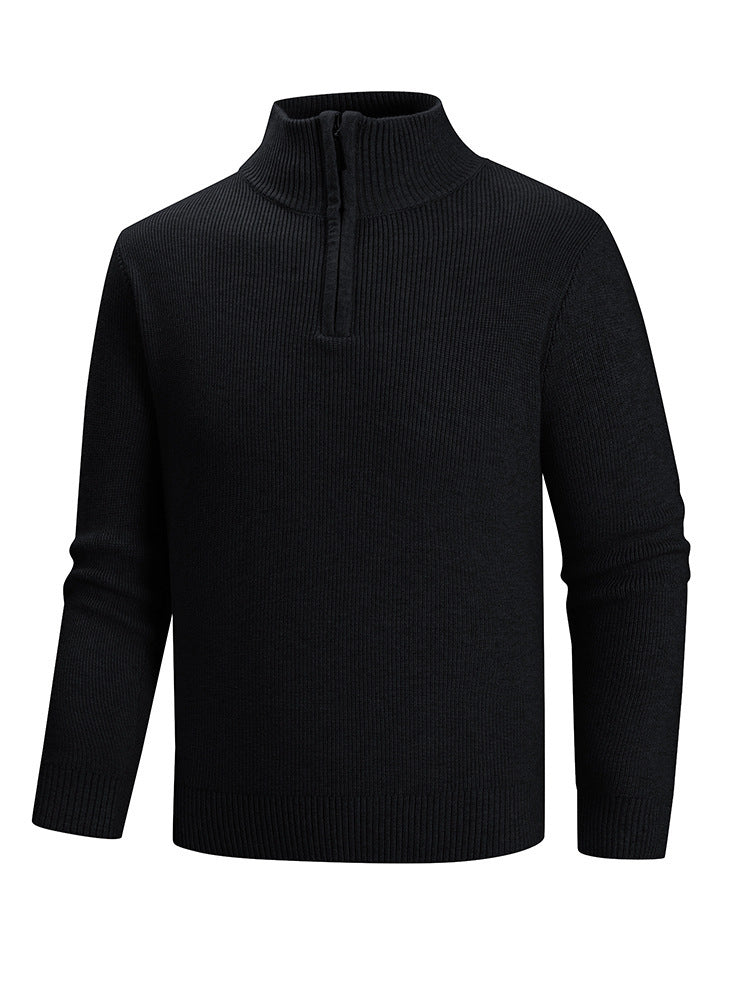 Herren Strickpullover mit hohem Kragen Aliams