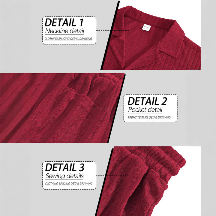 Herren stilvolles Kurzarmhemd mit feiner Struktur Aliams