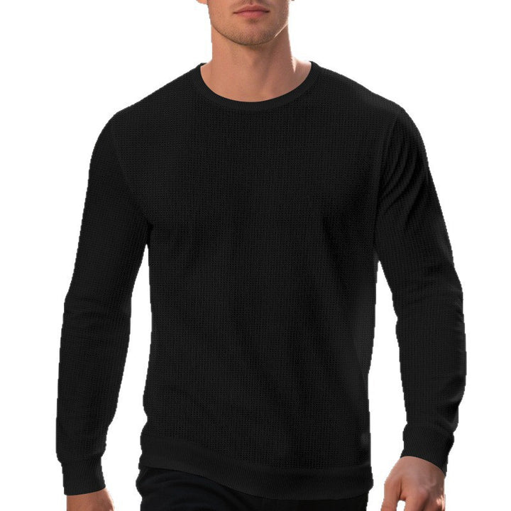 Herren hochwertiger Langarmpullover Aliams