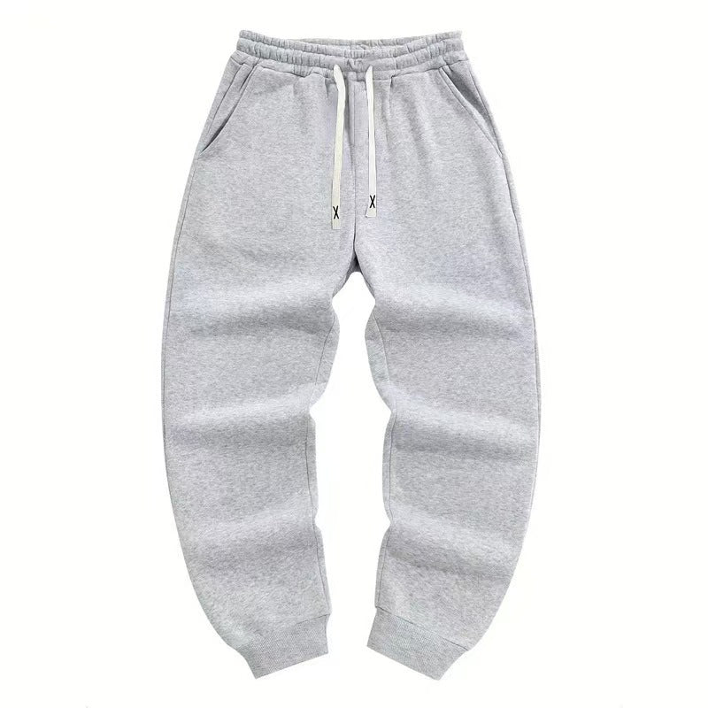 Herren elastische Jogginghose mit seitlichen Taschen Aliams