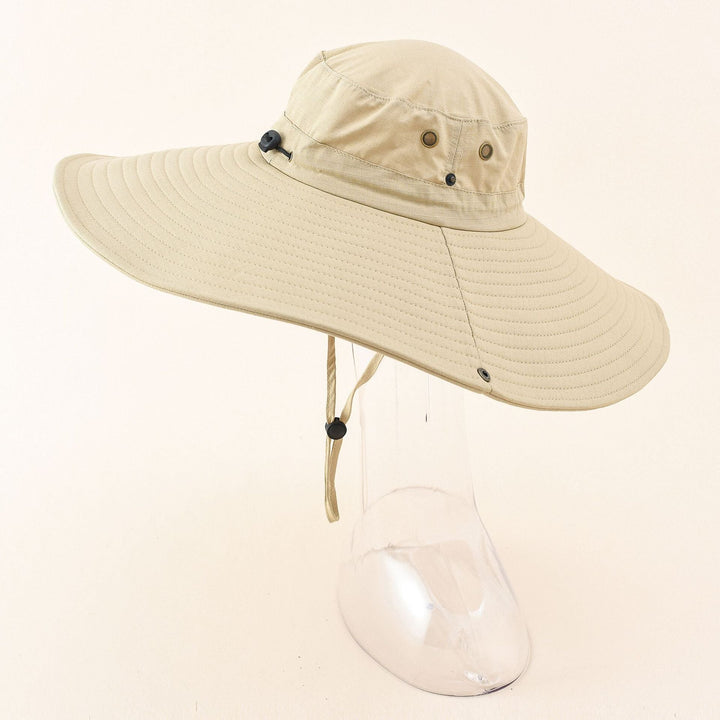 Damen Uv-Schutz Sonnenhut mit Breiter Krempe und Verstellbarem Kinnband Aliams