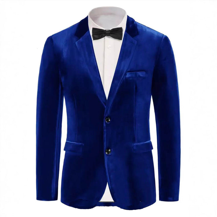 Herren edler Samt Blazer mit Finesse Aliams
