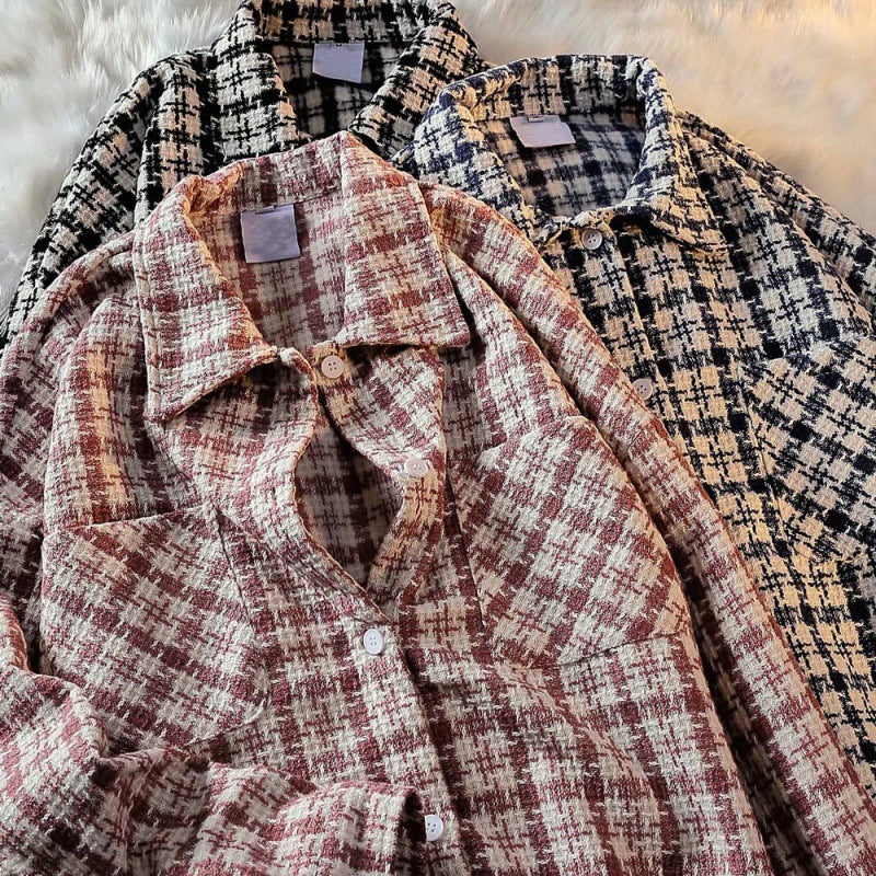 Herren Karierte Überhemdjacke mit zwei aufgesetzten Taschen und modernem Schnitt Aliams