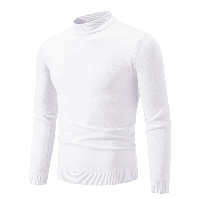 Herren eleganter Pullover mit Stehkragen Aliams