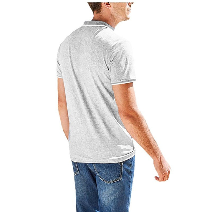 Herren Poloshirt mit modischem Kragen und praktischer Brusttasche Aliams