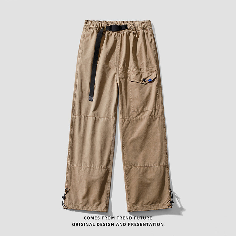 Herren Cargo-Hose mit verstellbarem Bund und praktischen Taschen Aliams