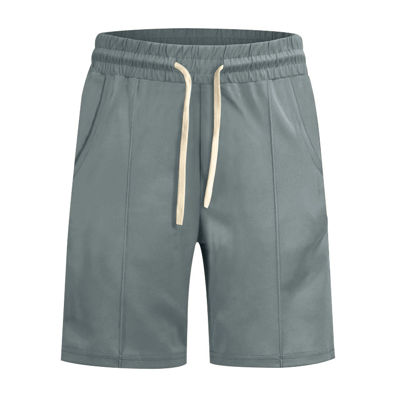 Herren sportliche Shorts mit funktionalen Eingrifftaschen und verstellbarem Bund Aliams