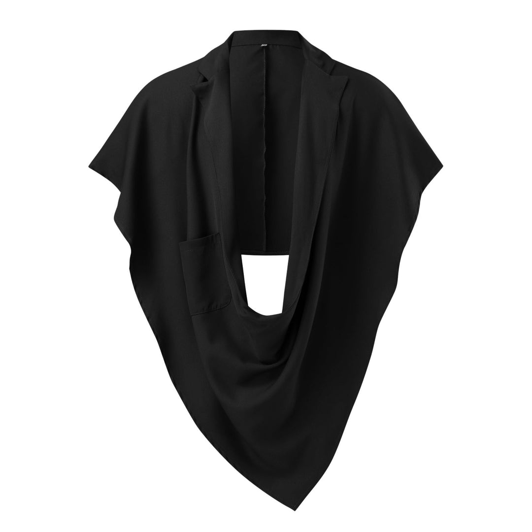 Damen Elegante Oversize-Umhangjacke mit praktischem Taschen-Design Aliams