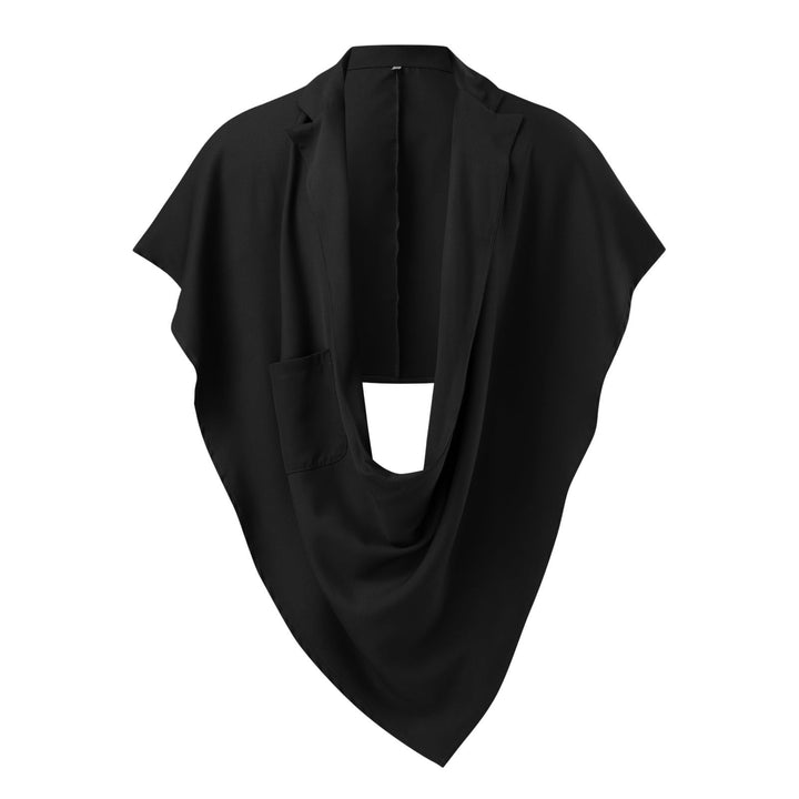 Damen Elegante Oversize-Umhangjacke mit praktischem Taschen-Design Aliams