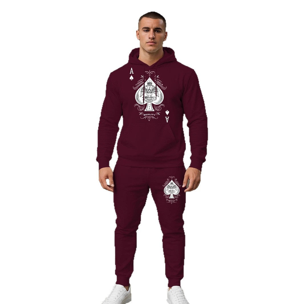 Herren Sportlicher Hoodie mit grafischem Design Aliams