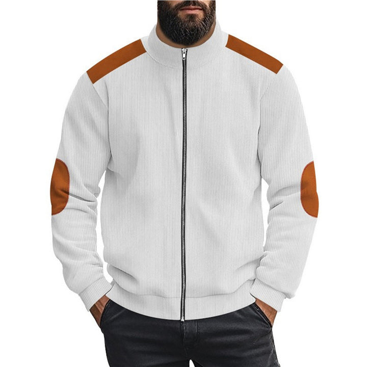 Herren Sportliche Zip-Jacke mit Taschen Aliams