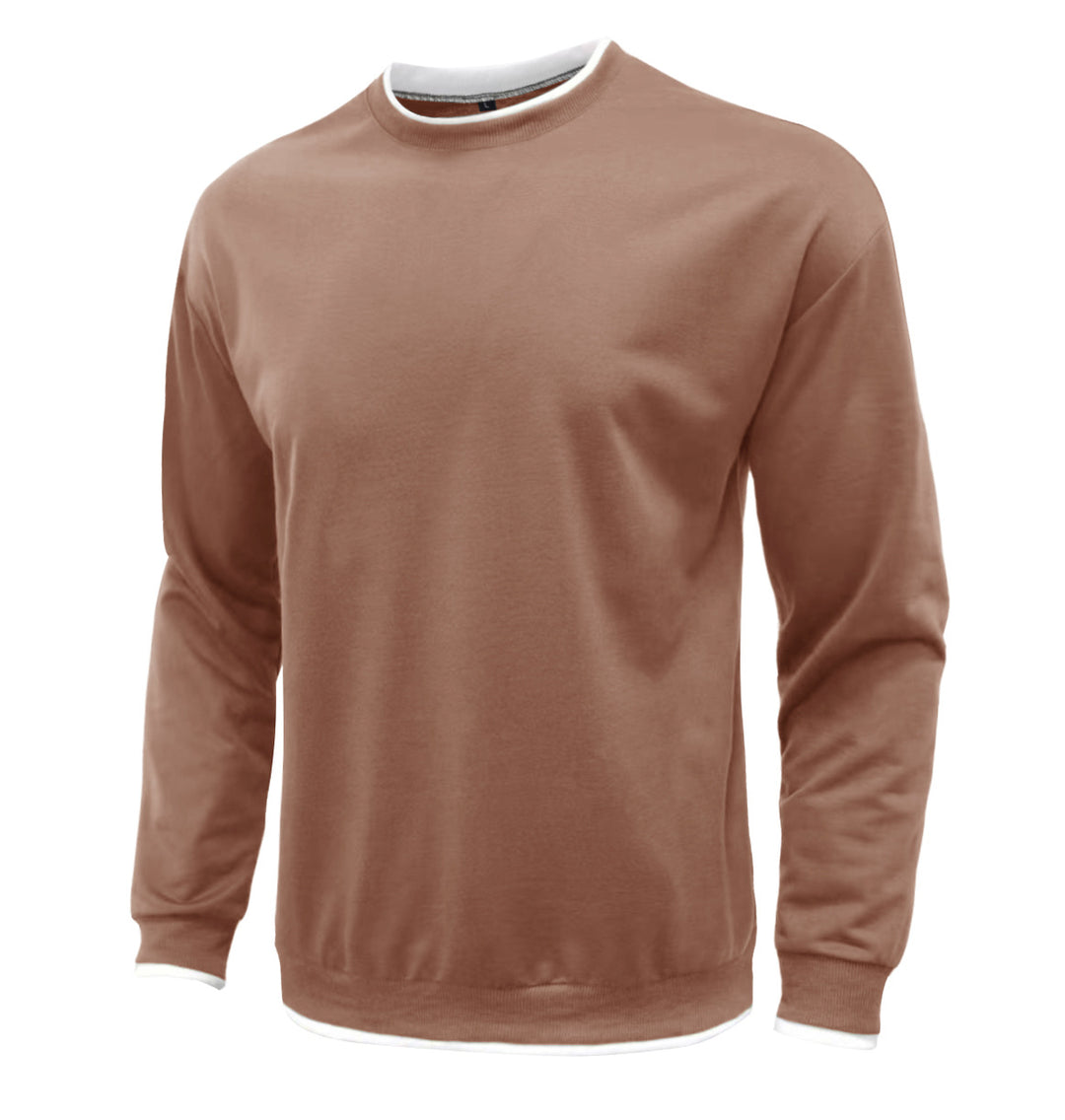 Herren Komfortabler Langarm-Sweater Aliams