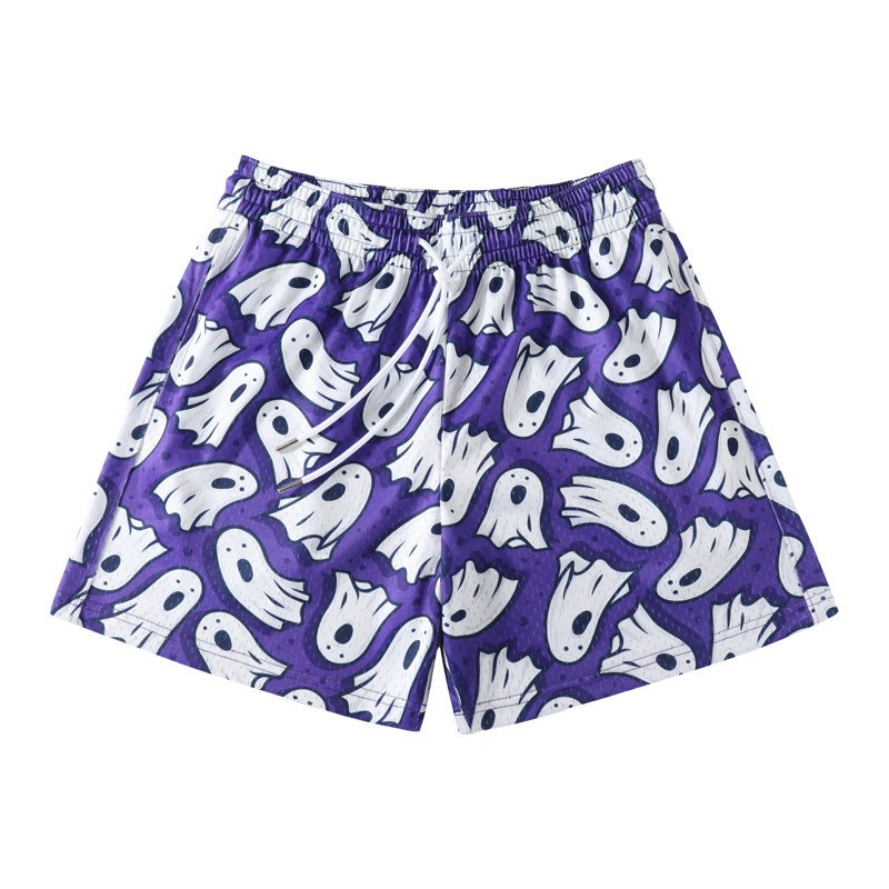 Herren Ghost Print Badehorts Aliams