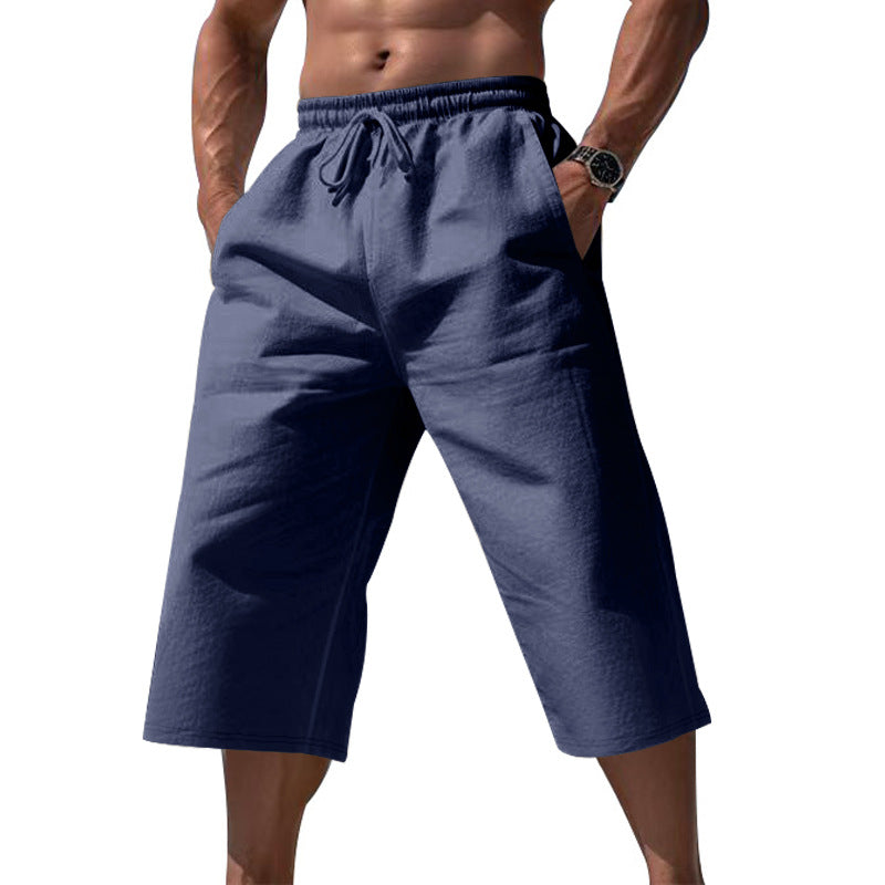 Herren lässige Strandshorts aus leichtem, atmungsaktivem Stoff mit elastischem Bund und praktischen Taschen Aliams