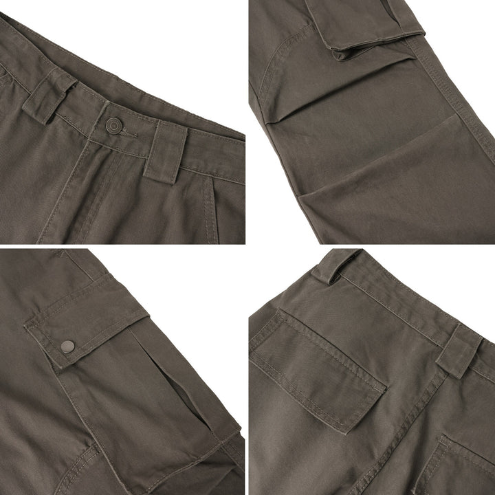 Herren Cargo-Hose mit seitlichen Taschen und bequemer Passform Aliams