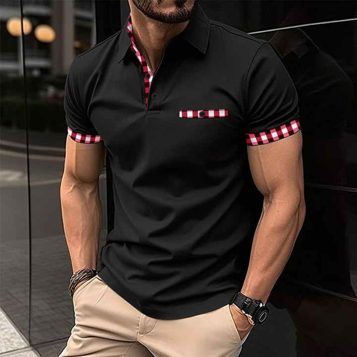 Herren Freizeit Polo Shirt Aliams