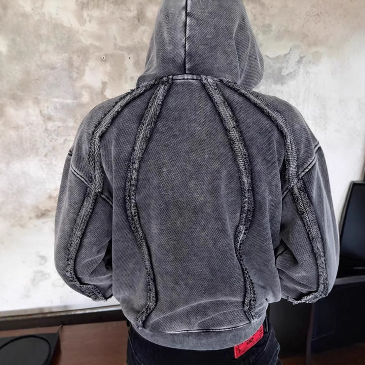 Herren Urbaner Kapuzenpullover aus strukturiertem Material Aliams
