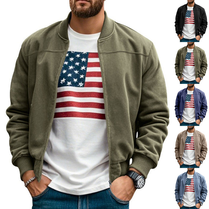 Herren Bomberjacke mit modernem Schnitt und praktischen Taschen Aliams