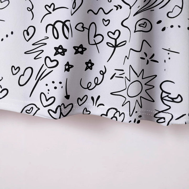 Herren Kurzarm Poloshirt mit kreativem Grafikdruck Aliams