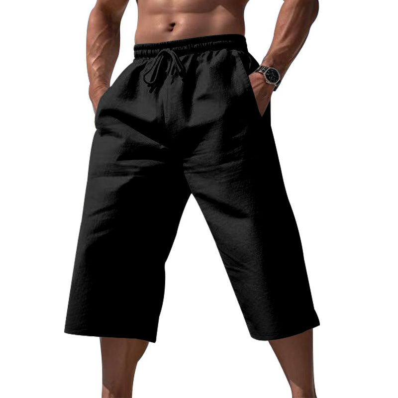 Herren lässige Strandshorts aus leichtem, atmungsaktivem Stoff mit elastischem Bund und praktischen Taschen Aliams