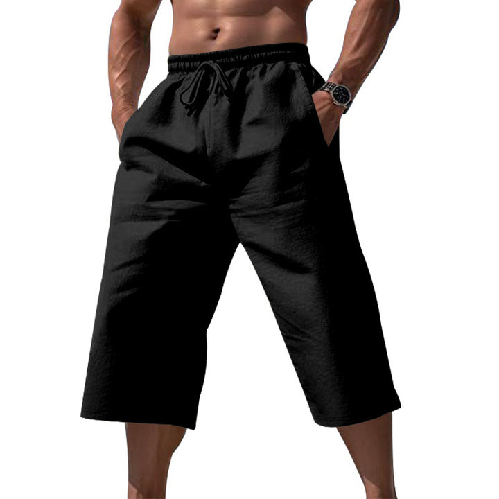 Herren lässige Strandshorts aus leichtem, atmungsaktivem Stoff mit elastischem Bund und praktischen Taschen Aliams