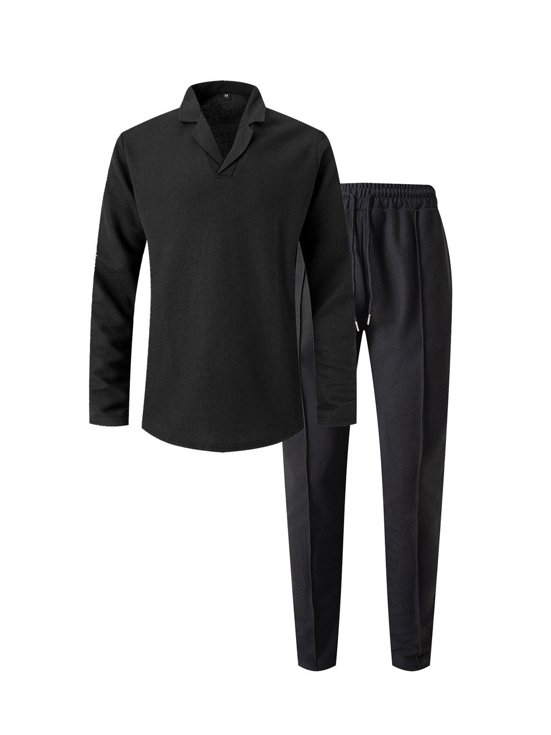 Herren Freizeitanzug mit strukturiertem Oberteil und bequemen Jogginghose Aliams