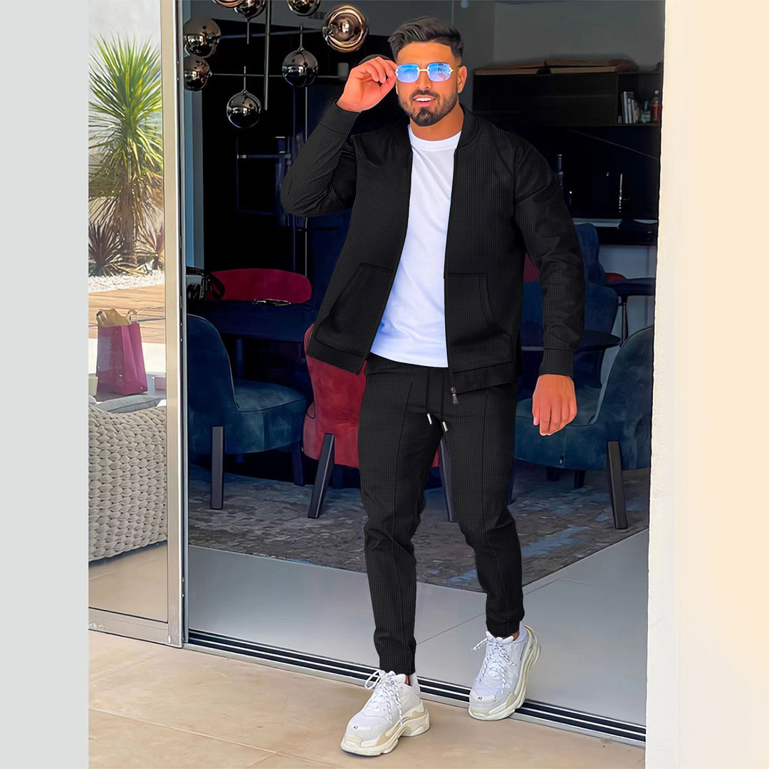 Herren sportliches Outfit mit leicht strukturiertem Design Aliams