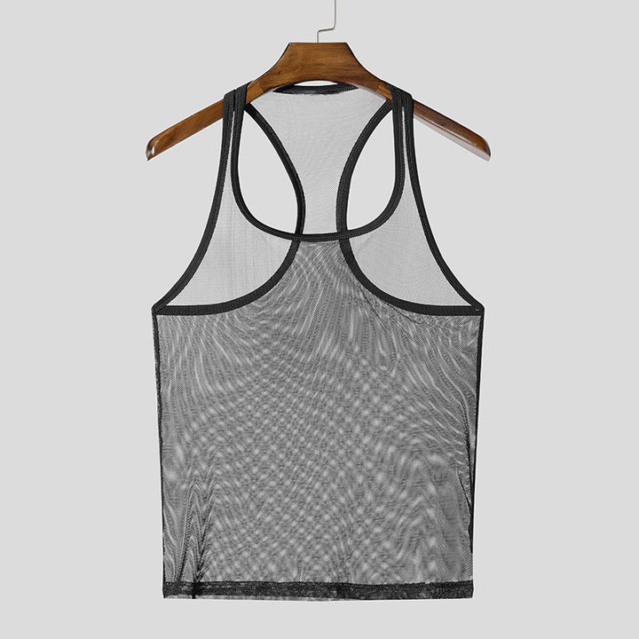 Herren Atmungsaktives Sport-Tanktop mit Racerback-Design Aliams