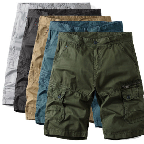 Herren Cargo-Bermudashorts mit praktischen Seitentaschen und verstellbarem Gummizug Aliams