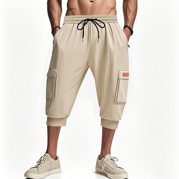 Herren Cargo-Sweatpants mit praktischen Taschen und elastischem Bund Aliams