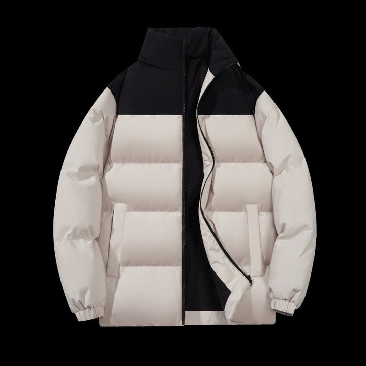 Herren isolierte Pufferjacke mit hochschließendem Kragen Aliams