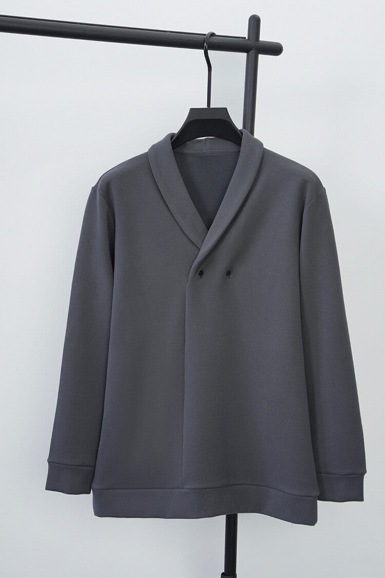 Herren Freizeitjacke mit modernem Schalkragen und praktischen Knöpfen Aliams