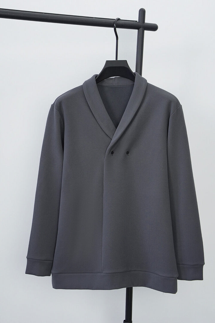 Herren Freizeitjacke mit modernem Schalkragen und praktischen Knöpfen Aliams