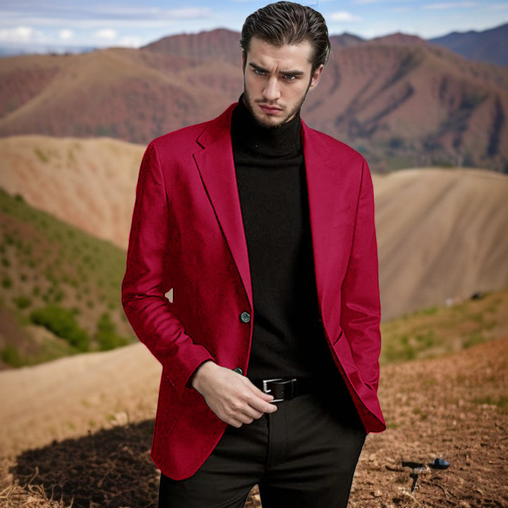 Herren eleganter Sakko mit klassischem Schnitt und modernen Akzenten Aliams