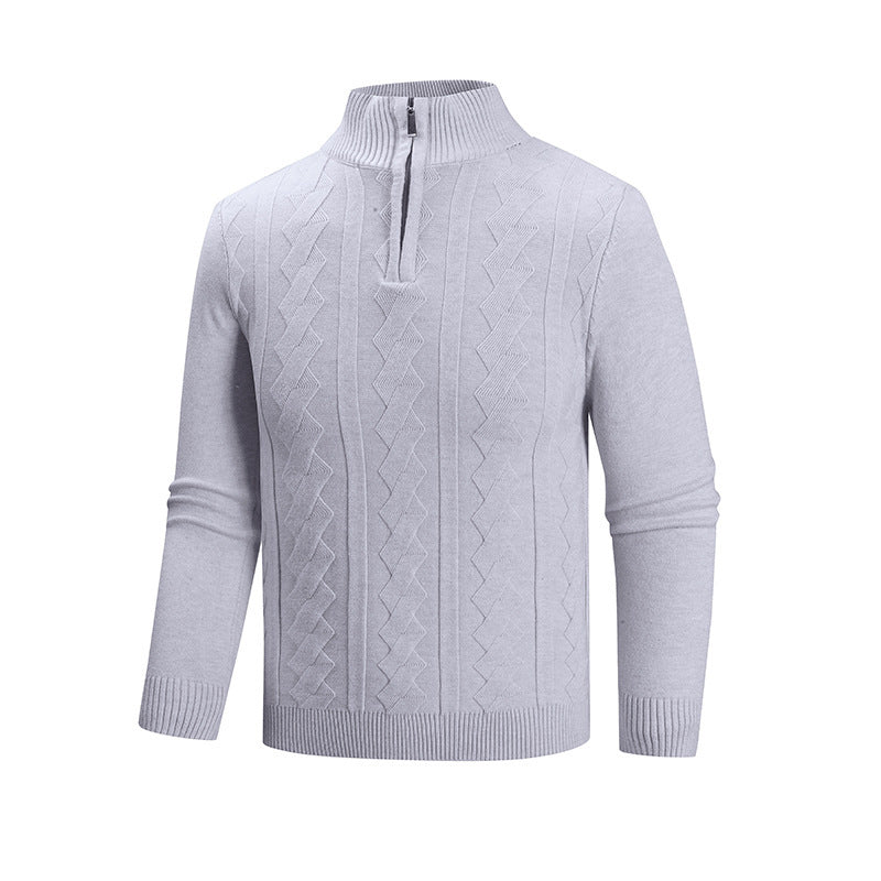 Herren Strickpullover mit hohem Kragen Aliams