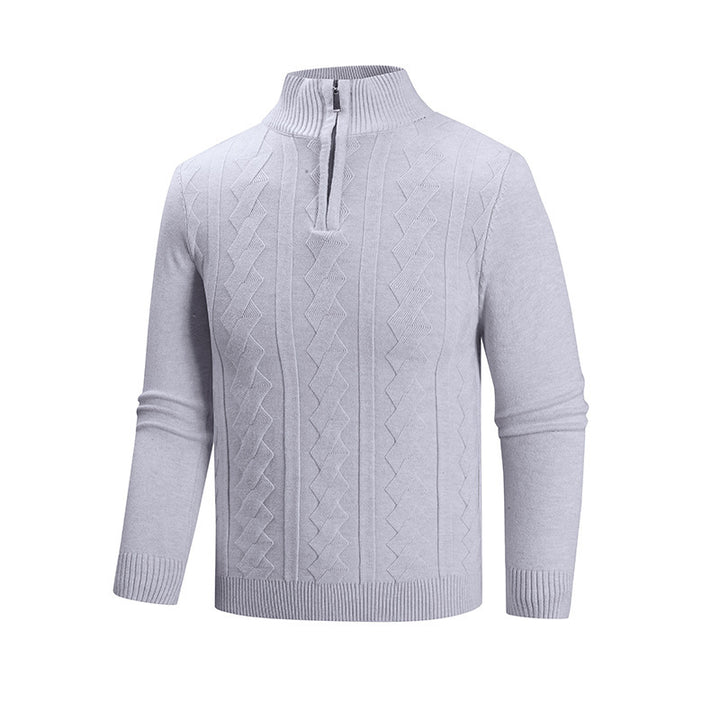 Herren Strickpullover mit hohem Kragen Aliams