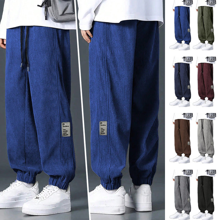 Herren Bequeme und lässige Sweatpants mit elastischem Bund und seitlichen Taschen Aliams