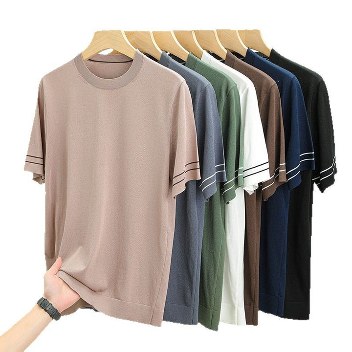 Herren atmungsaktives Langarm-Oberteil aus hochwertigem Baumwollmix Aliams