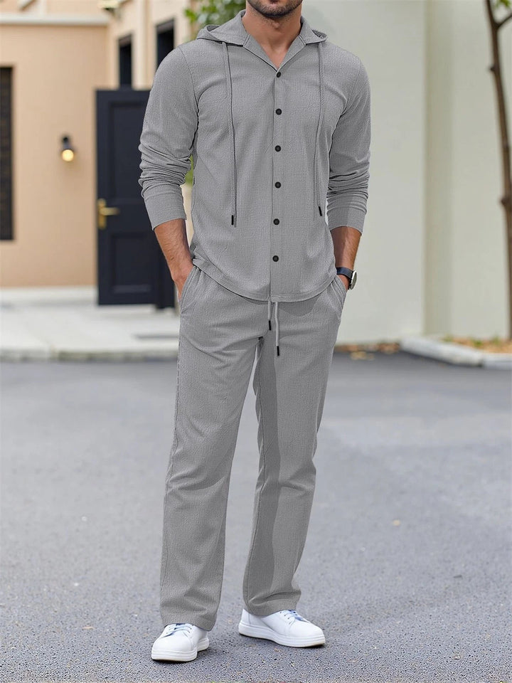 Herren Freizeitanzug mit modischem Schnitt und praktischen Taschen Aliams