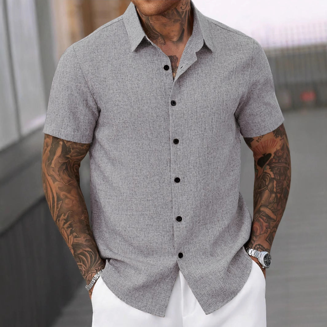 Herren Kurzarmhemd Aliams