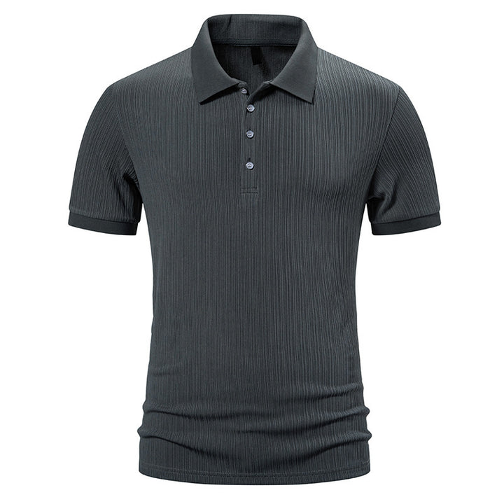 Herren hochwertiges Poloshirt mit moderner Struktur Aliams