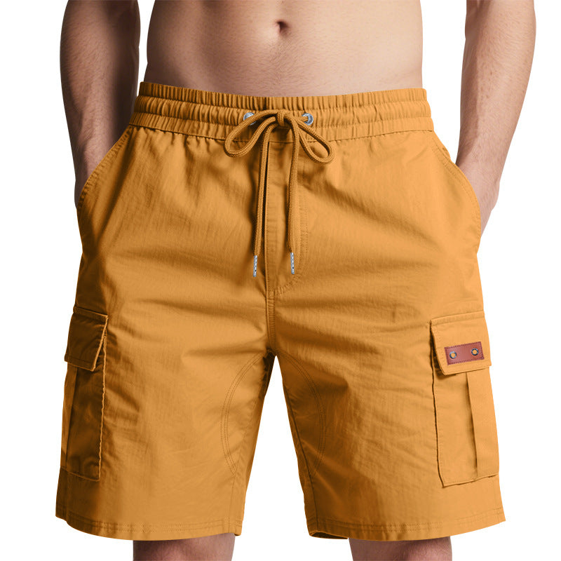 Herren Cargo-Shorts mit elastischem Bund und praktischen Taschen Aliams