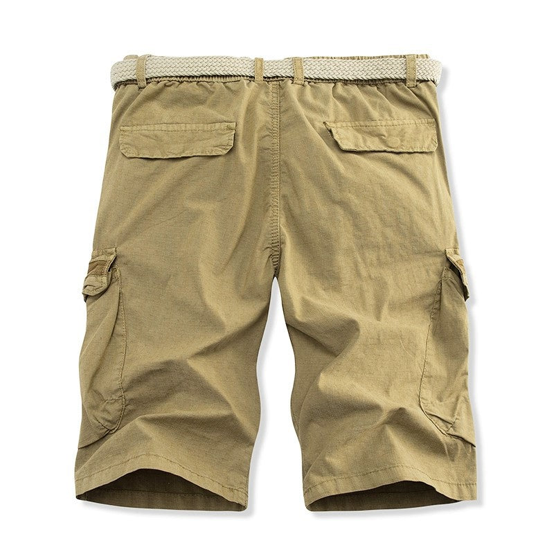 Herren Cargo-Shorts mit praktischem Gummizug und mehreren Taschen Aliams