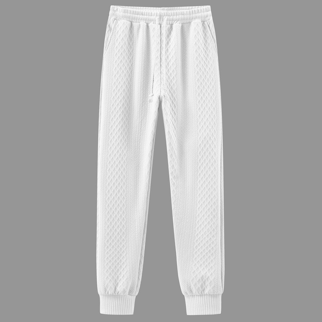 Herren Komfortable Strick-Jogginghose mit modernem Design und elastischem Bund Aliams